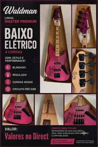 Contrabaixo Waldman Jazz Bass com PRE Sire