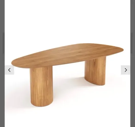 Mesa de jantar orgânica