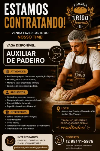 VAGA DE EMPREGO!