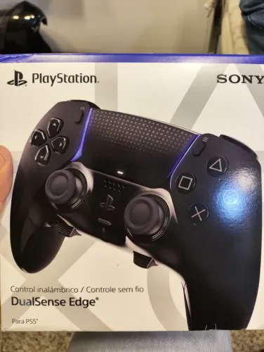 Controle Profissional Sony Dualsense Edge Midnight Black para PS5