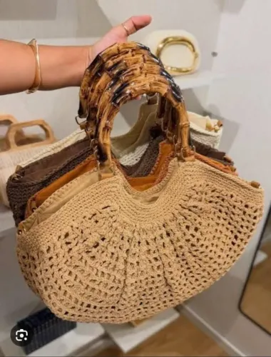 bolsa de croche Praia