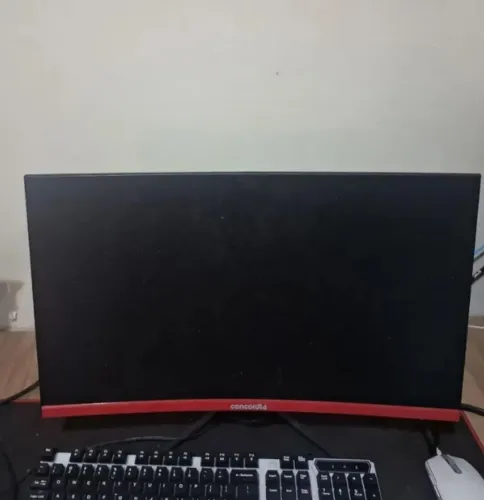 Monitor Gamer mini curvo 100hz entrada hdmi e outras 