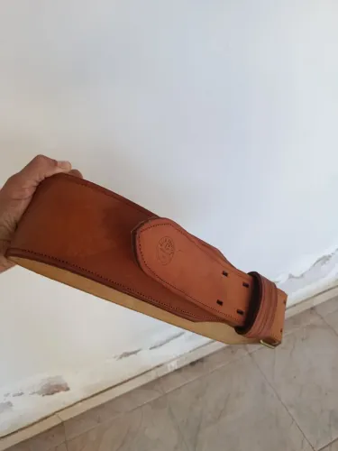 Cinturão de couro pra agachamento 