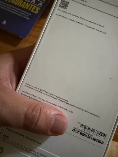 iphone 17 pro Max 256