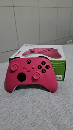 Controle Xbox series deep pink novo
