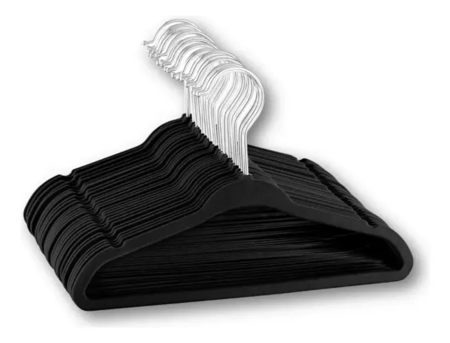 300 Cabides de Veludo Antideslizante