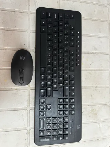 Teclado e Mouse Sem Fio Recarregáveis 