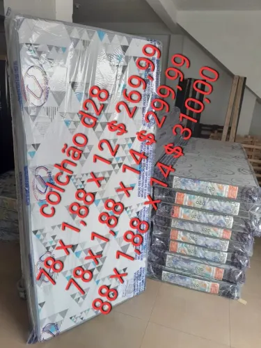 Colchão solteiro d28 novo # 10x sem juros no cartão