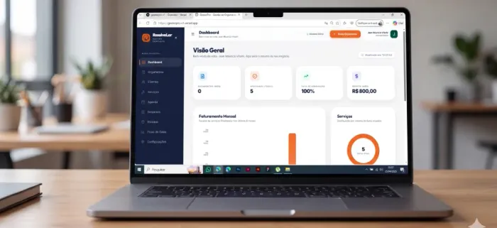Sistema de Gestão p/ Prestadores de Serviço - (Web/Mobile)