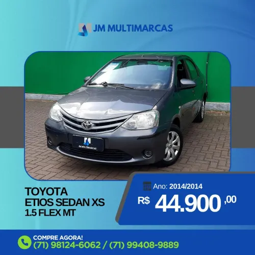 Toyota Etios XS Sedan 1.5 Flex 16V 4P Mec. 2014