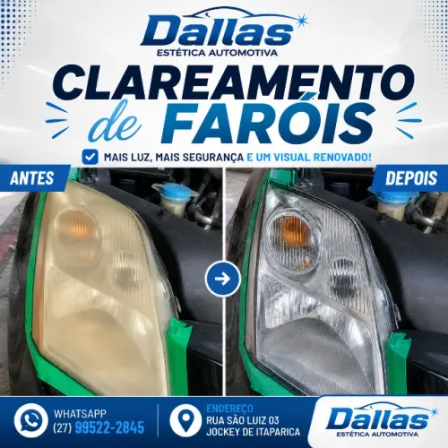 Clareamento de faróis automotivos