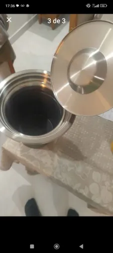 Lixeira Tramontina inox de embutir