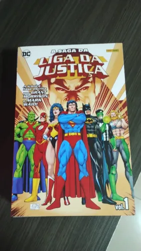 A Saga da Liga da Justiça de Grant Morrison volumes 1 ao 8