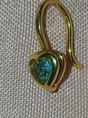 Piercing coração rommanel