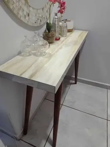 Espelho e aparador artesanal Novo