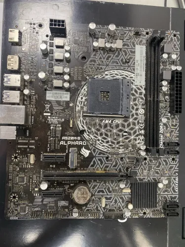 Placa mãe ddr4, alphard a520ms