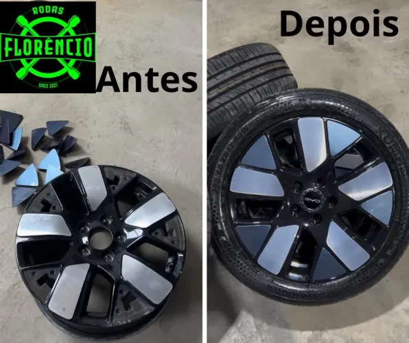 Pintura de Roda Eletrostática (Original de Fábrica)
