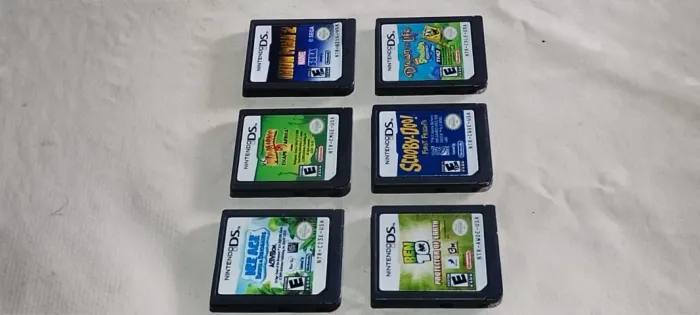 LOTE IMPERDÍVEL DE 6 FITAS DE NINTENDO DS
