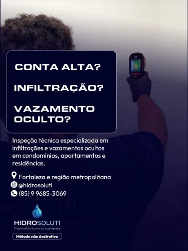 Caça vazamentos em apartamentos e condomínios (85) 9. *