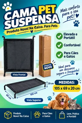 CAMA  PET SUSPENSA 