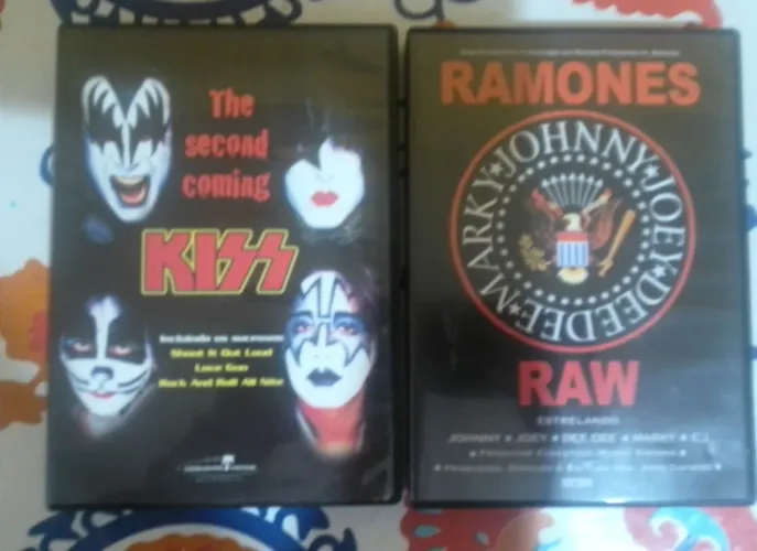 DVDs Rock: Ramones e Kiss
