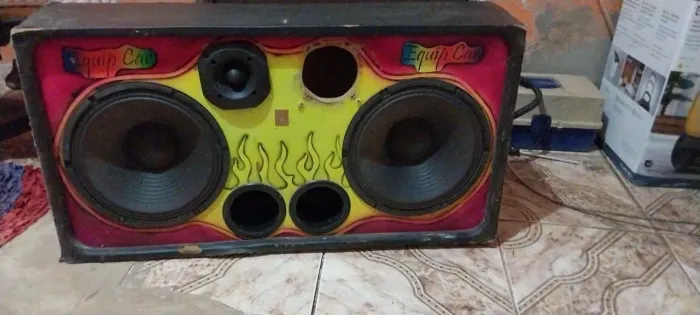 CAIXA DE SOM AUTOMOTIVA COMPLETA | 2 alto falante 250 RMS + TWEETER HINOR | R$ 700 
