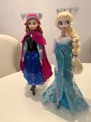 Bonecas Disney Original Elsa e Anna Articuladas - Frozen