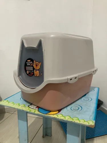Casa higiênica pra gatos caixa de areia