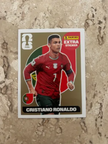 Figurinha da Copa CR7 Gold