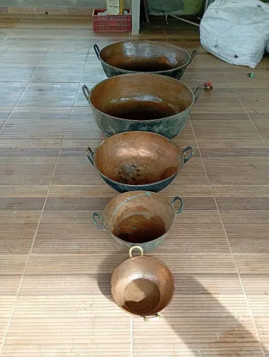 Jogo de tachos de cobre preço para sair todos juntos