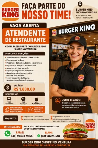 VAGA DE EMPREGO