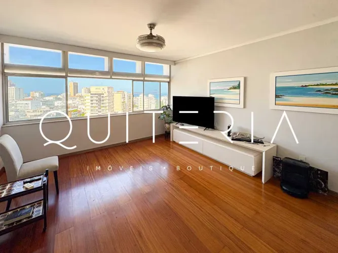Apartamento à venda no Leblon Vista Mar, Av Visconde de Albuquerque, com 4 quartos suíte, 