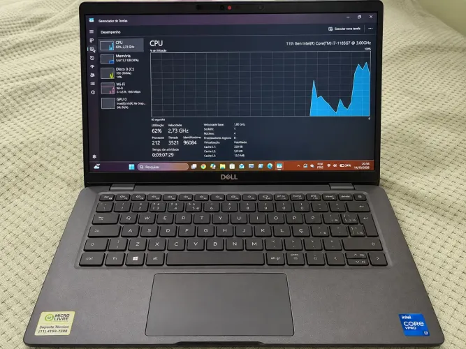 Notebook Dell Latitude 7420 Core i7 11ª Geração | 16GB RAM | SSD 256GB