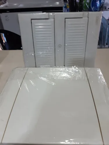 Lote c/ 3 pcs CD Cemar embutir c/porta cinza/fumê - P/ 12 disjuntores pretos