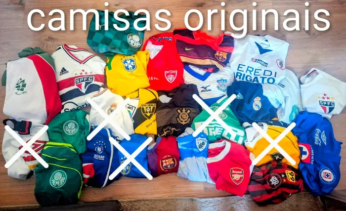 Camisa originais de futebol