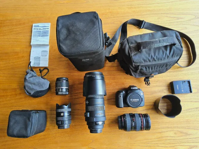 Conjunto fotográfico completo Canon EOS 60D 