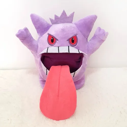 Pelúcia pokémon MÉDIA Gengar 29 cm.