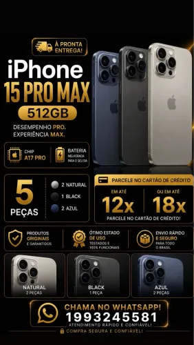 iPhone 15 PRO MAX 526gb