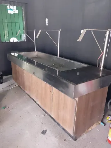 Vendo cuba inox completa para self service 