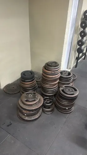 ANILHAS DE FERRO PARA ACADEMIA