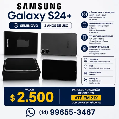 SANSUNG S24+ SEMINOVO