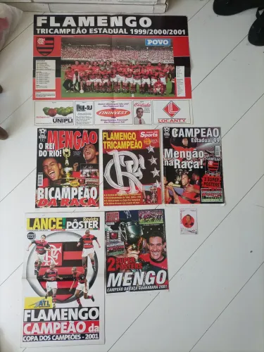 Posters do Flamengo dos anos 1999/2000/20012001