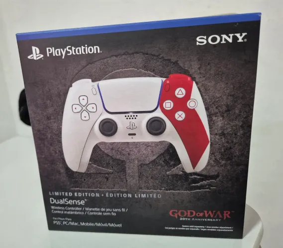 Dualsense God Of War Edição Limitada 20TH (Lacrado)