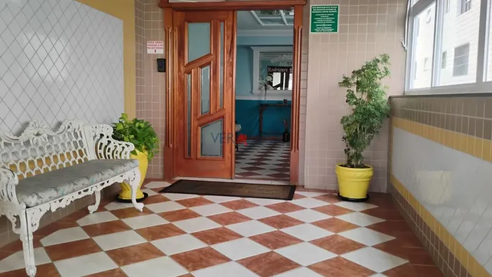 Apartamento na Guilhermina em Praia Grande-SP, 1 dormitório perto da praia ar