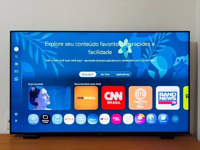 Smart tv Samsung 50 4k com Xbox integrado impecável