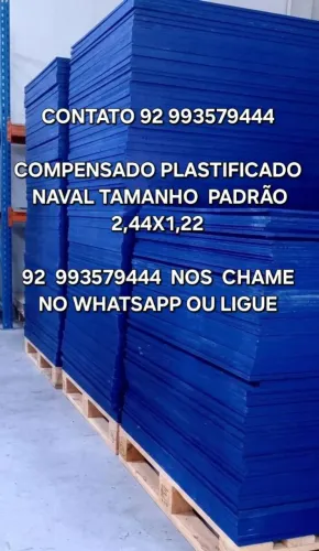 COMPENSADO NAVAL PLASTIFICADO EM PROMOÇÃO