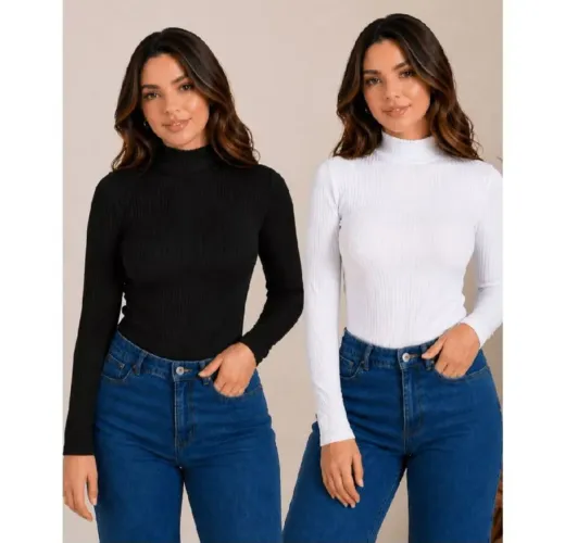 Blusa manga longa