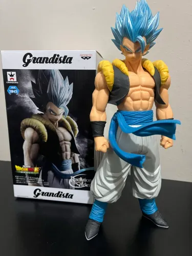 Gogeta Super Saiyajin Blue Grandista Resolution of Soldiers Bandai Banpresto Action Figure