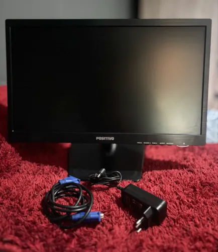 Monitor Positivo 20m37aa Tela 19 Vga Cor Preto (Usado)