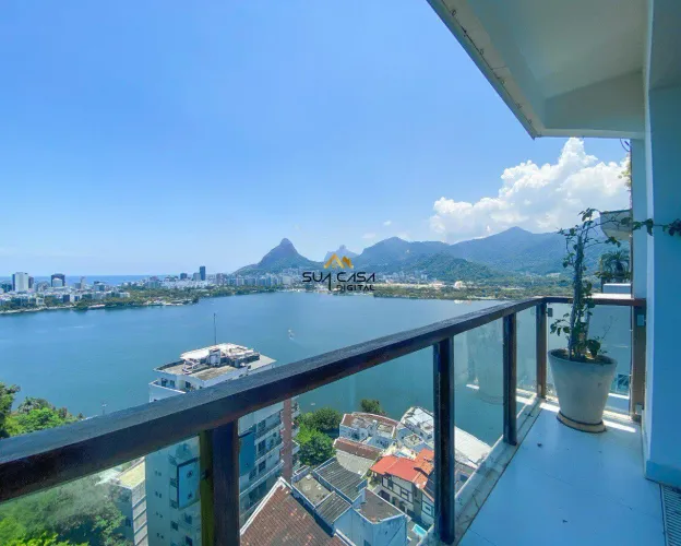 A Cobertura Mais Exclusiva da Lagoa | 315m², Vista 360°, Piscina e 3 Suítes. REF: IPCB4752
